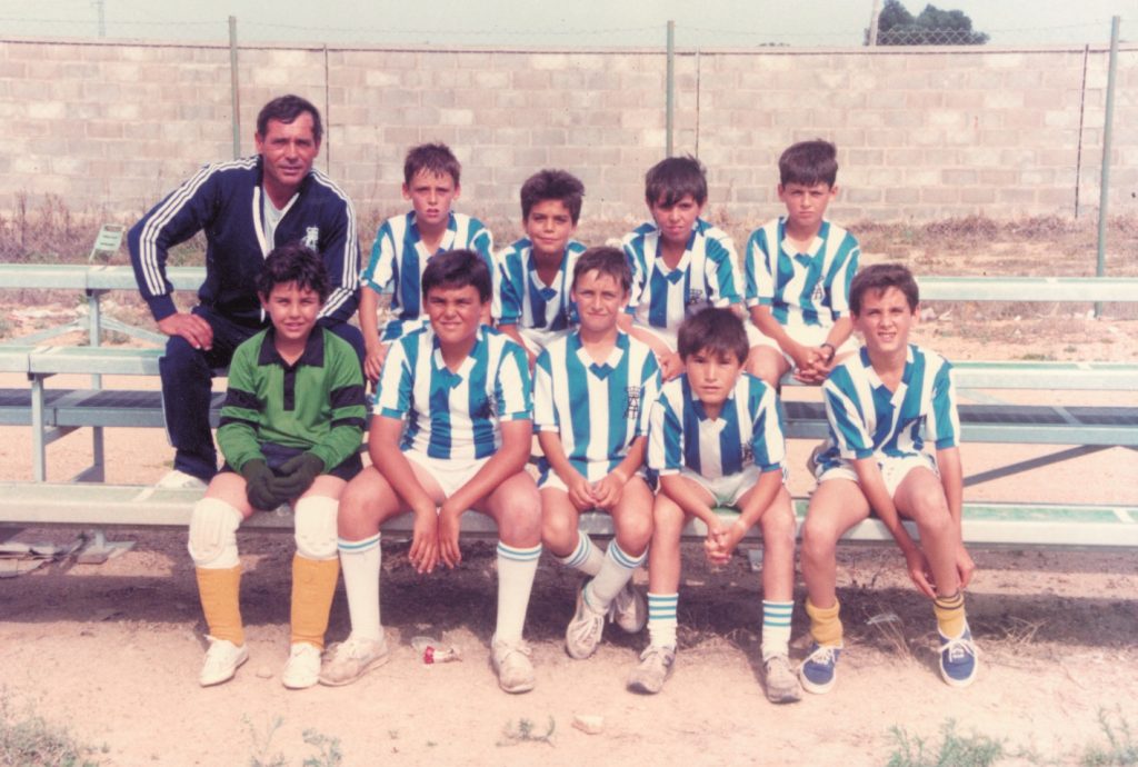 Cheli San Roque entrenando al equipo de Lepe