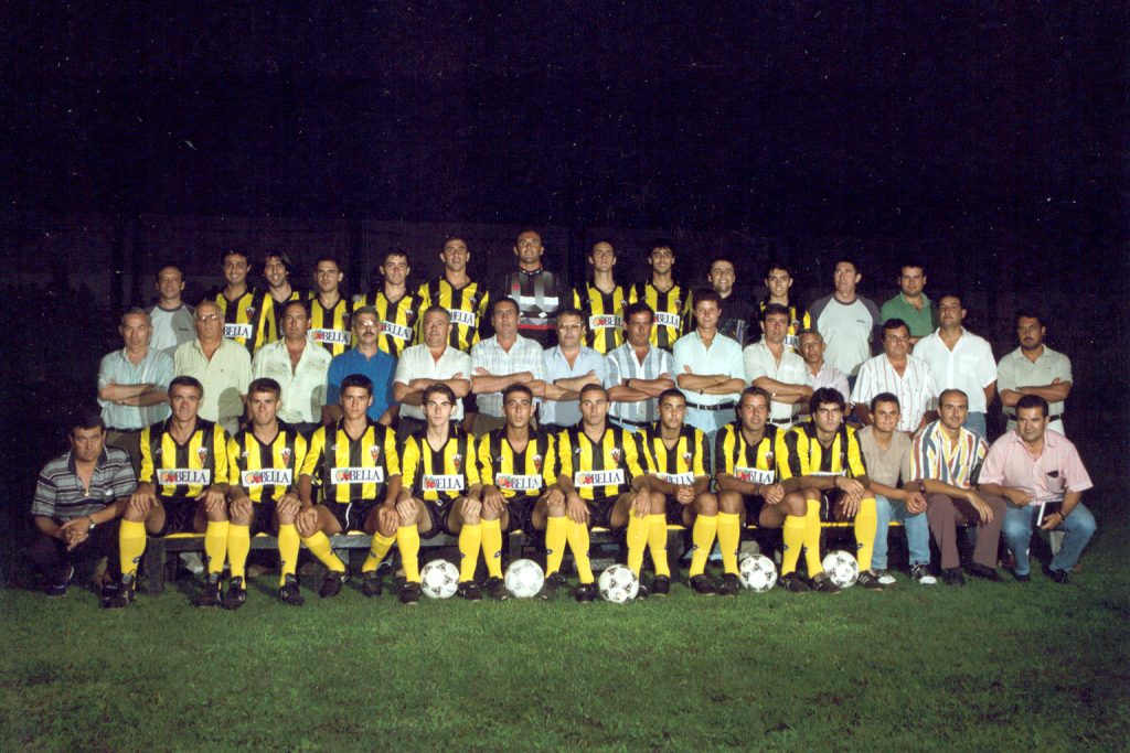 Cheli San Roque entrenando al equipo de Lepe